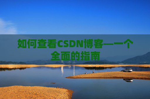 如何查看CSDN博客—一个全面的指南